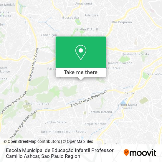 Escola Municipal de Educação Infantil Professor Camillo Ashcar map
