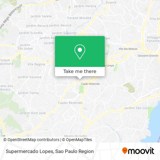 Supermercado Lopes map