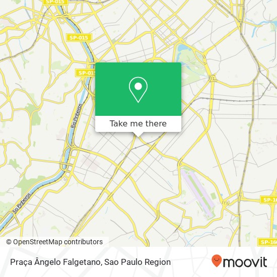 Mapa Praça Ângelo Falgetano