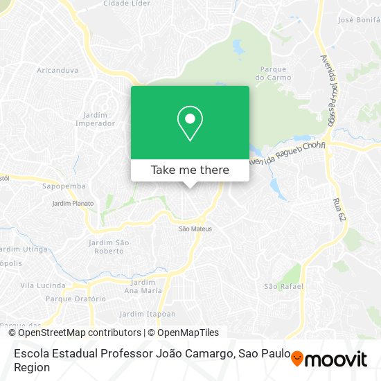 Escola Estadual Professor João Camargo map