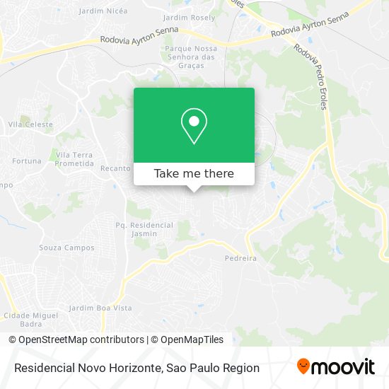 Residencial Novo Horizonte map