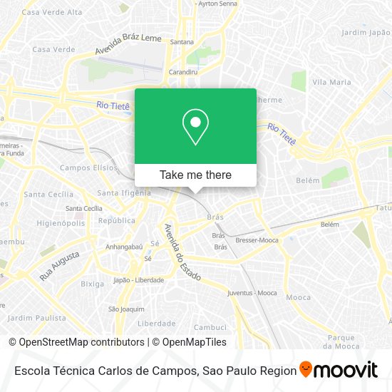 Escola Técnica Carlos de Campos map