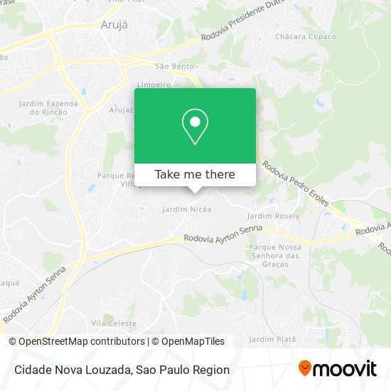 Cidade Nova Louzada map