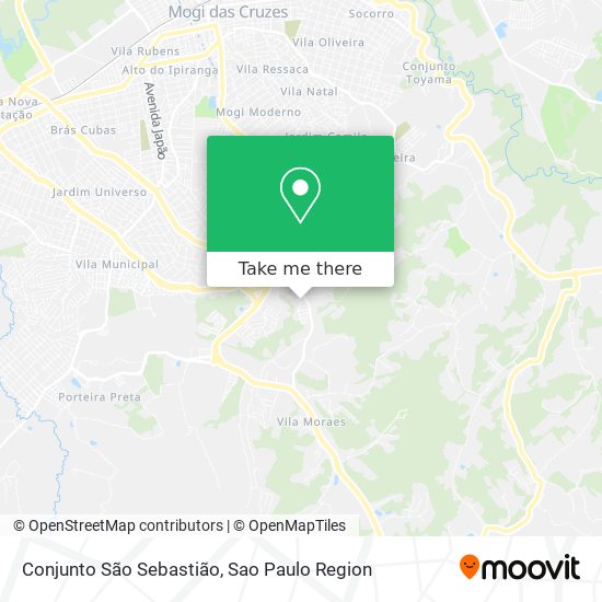 Conjunto São Sebastião map