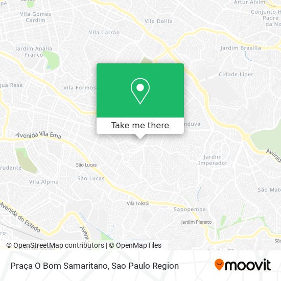 Mapa Praça O Bom Samaritano