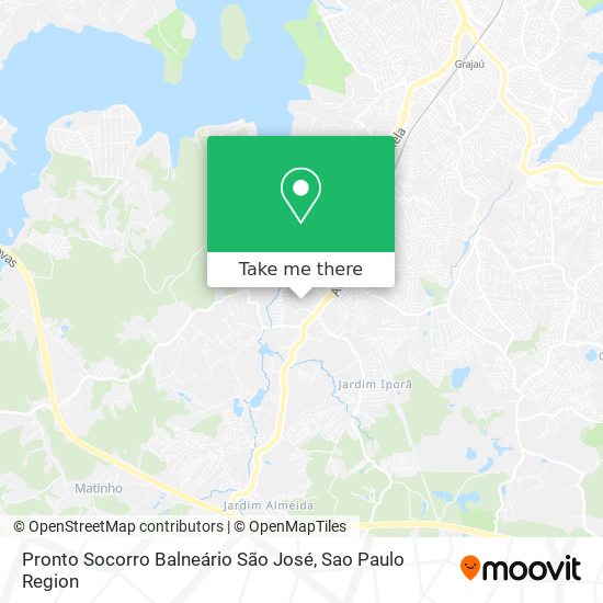 Mapa Pronto Socorro Balneário São José