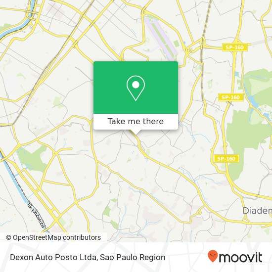 Mapa Dexon Auto Posto Ltda