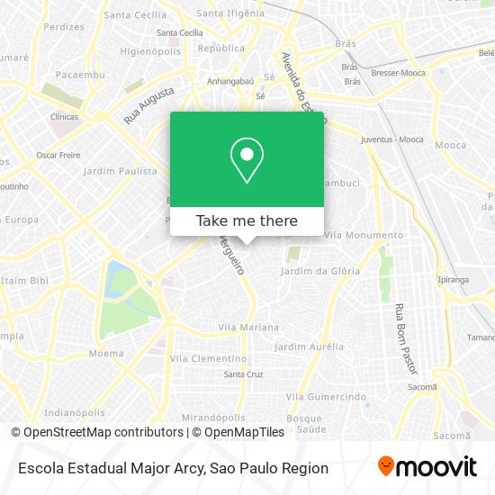 Escola Estadual Major Arcy map