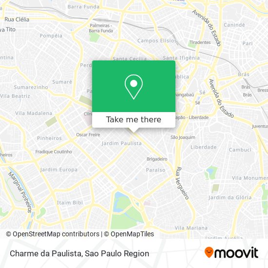 Mapa Charme da Paulista