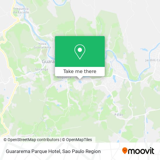 Guararema Parque Hotel map