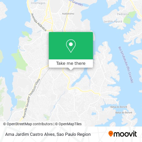 Mapa Ama Jardim Castro Alves