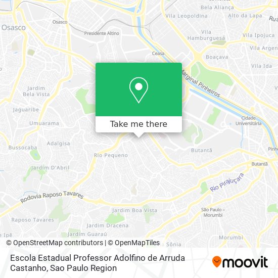 Escola Estadual Professor Adolfino de Arruda Castanho map