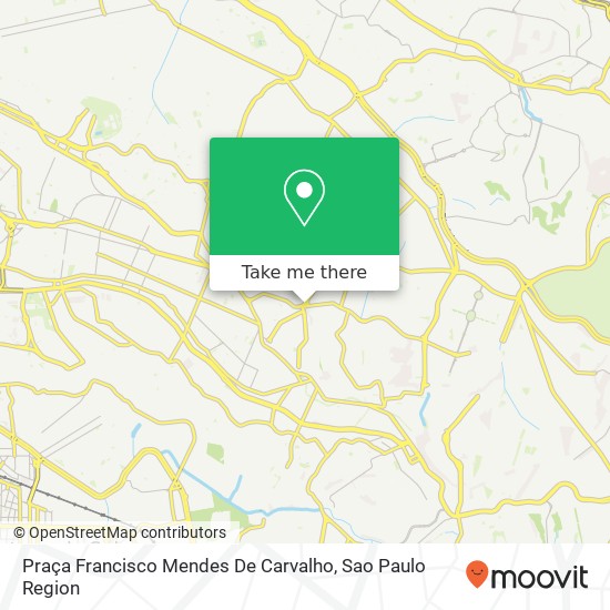 Mapa Praça Francisco Mendes De Carvalho
