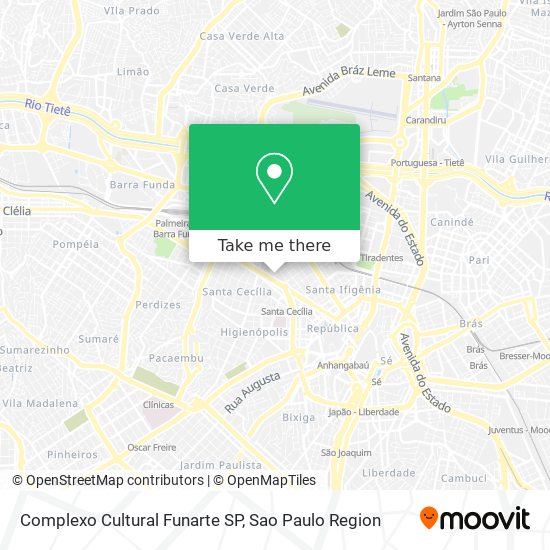 Complexo Cultural Funarte SP map