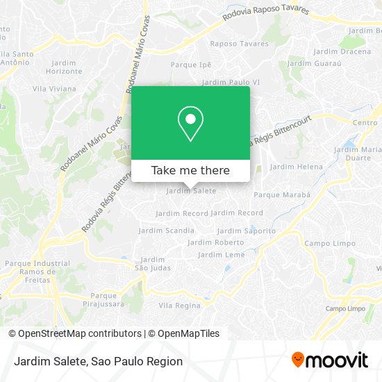 Jardim Salete map