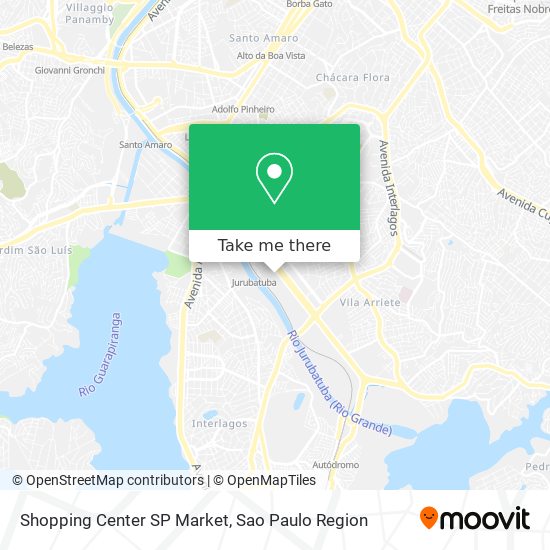 Mapa Shopping Center SP Market