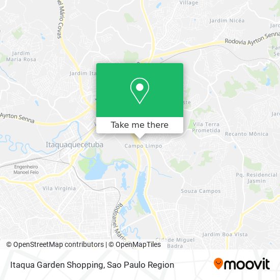 Itaqua Garden Shopping map