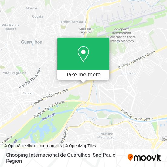 Shooping Internacional de Guarulhos map