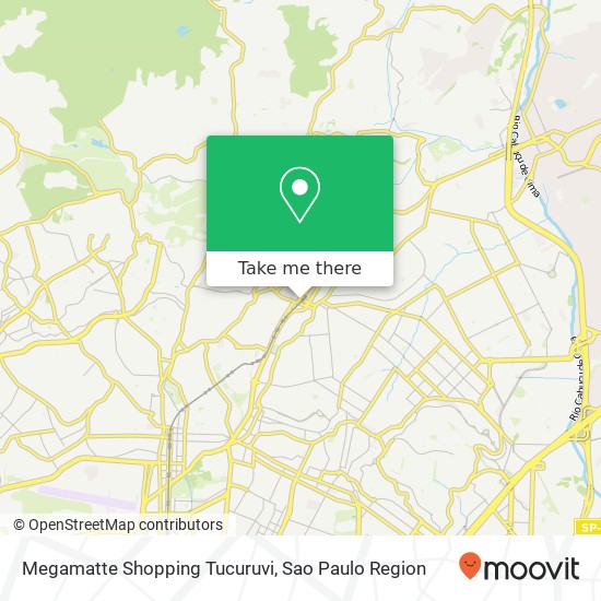 Megamatte Shopping Tucuruvi map