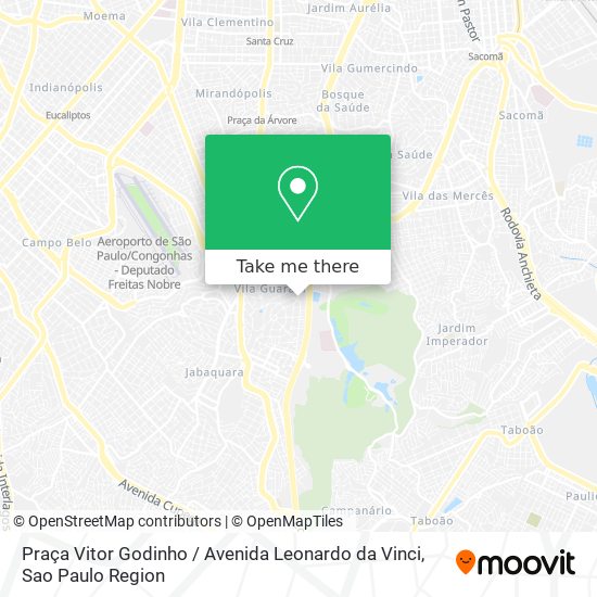 Praça Vitor Godinho / Avenida Leonardo da Vinci map