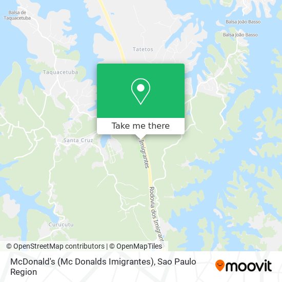 McDonald's (Mc Donalds Imigrantes) map