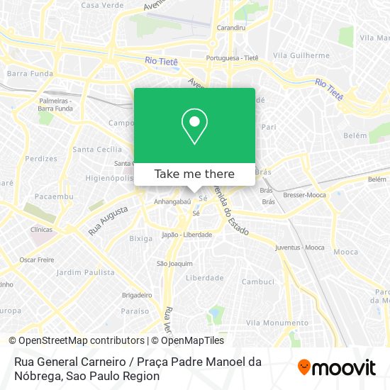 Rua General Carneiro / Praça Padre Manoel da Nóbrega map