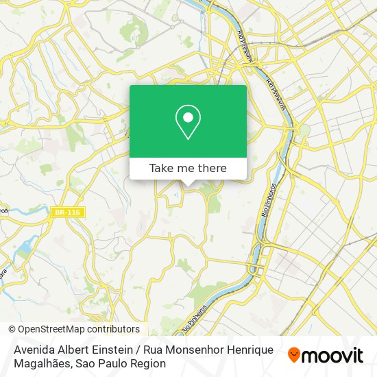 Avenida Albert Einstein / Rua Monsenhor Henrique Magalhães map