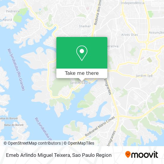 Emeb Arlindo Miguel Teixera map