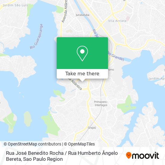 Rua José Benedito Rocha / Rua Humberto Ângelo Bereta map