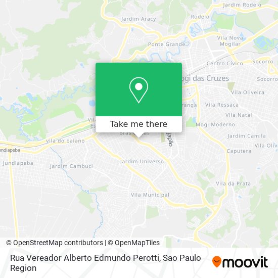 Rua Vereador Alberto Edmundo Perotti map