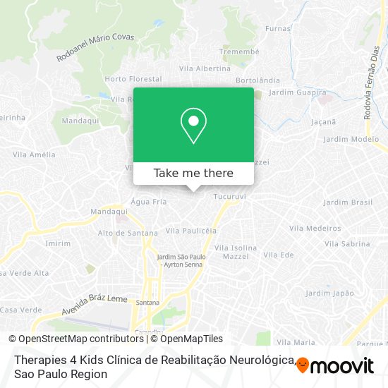 Therapies 4 Kids Clínica de Reabilitação Neurológica map