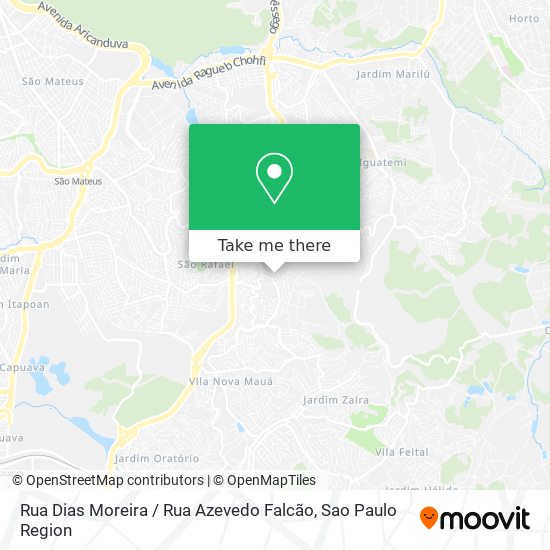 Mapa Rua Dias Moreira / Rua Azevedo Falcão