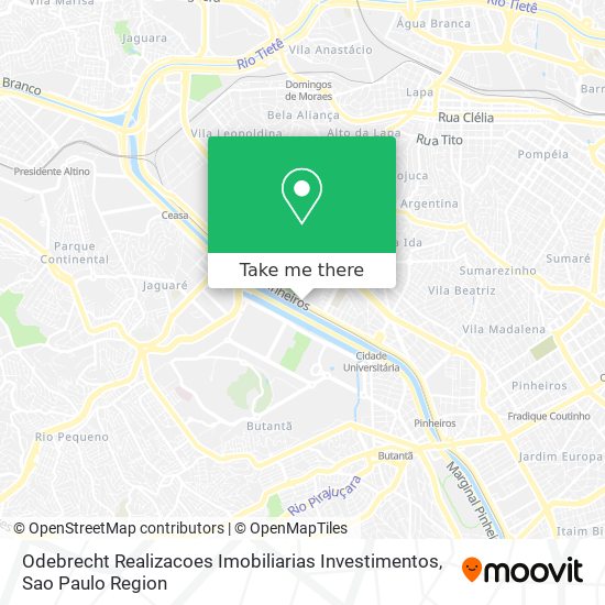 Odebrecht Realizacoes Imobiliarias Investimentos map