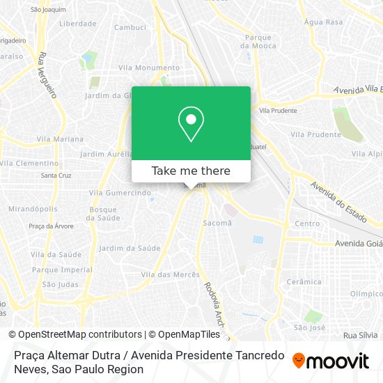 Praça Altemar Dutra / Avenida Presidente Tancredo Neves map