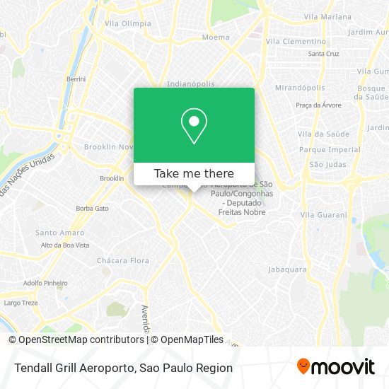 Tendall Grill Aeroporto map