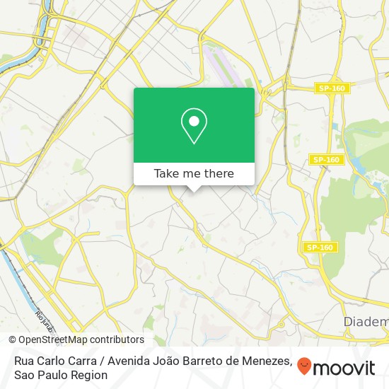 Rua Carlo Carra / Avenida João Barreto de Menezes map