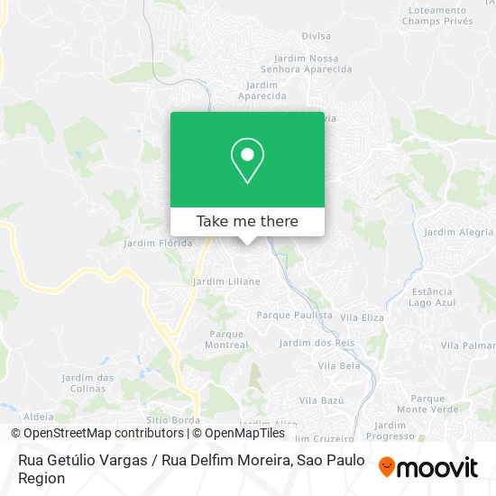 Rua Getúlio Vargas / Rua Delfim Moreira map