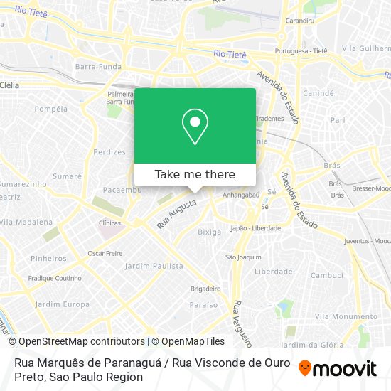 Rua Marquês de Paranaguá / Rua Visconde de Ouro Preto map