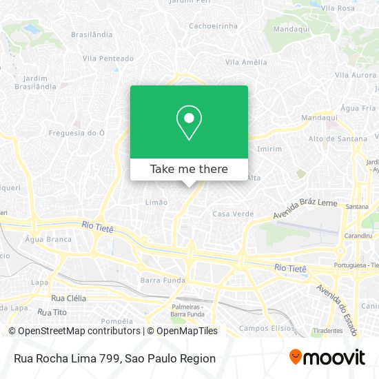 Mapa Rua Rocha Lima 799