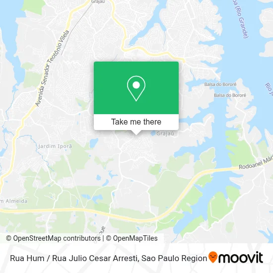 Rua Hum / Rua Julio Cesar Arresti map