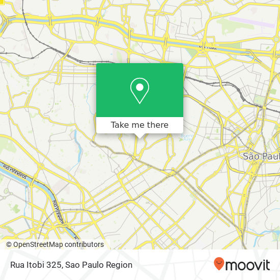 Mapa Rua Itobi 325