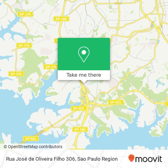 Mapa Rua José de Oliveira Filho 306