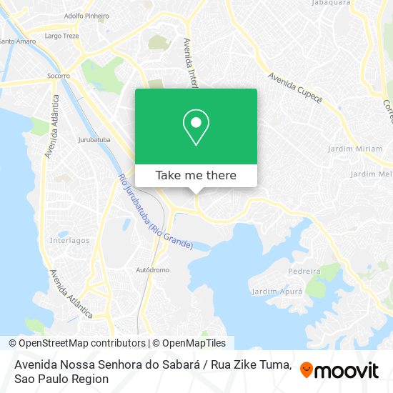 Avenida Nossa Senhora do Sabará / Rua Zike Tuma map