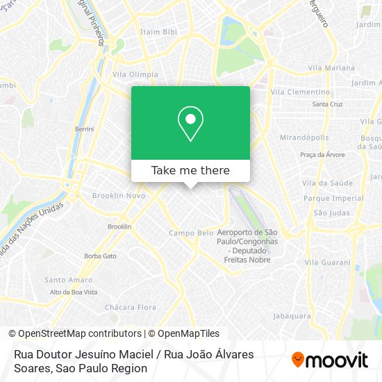 Mapa Rua Doutor Jesuíno Maciel / Rua João Álvares Soares