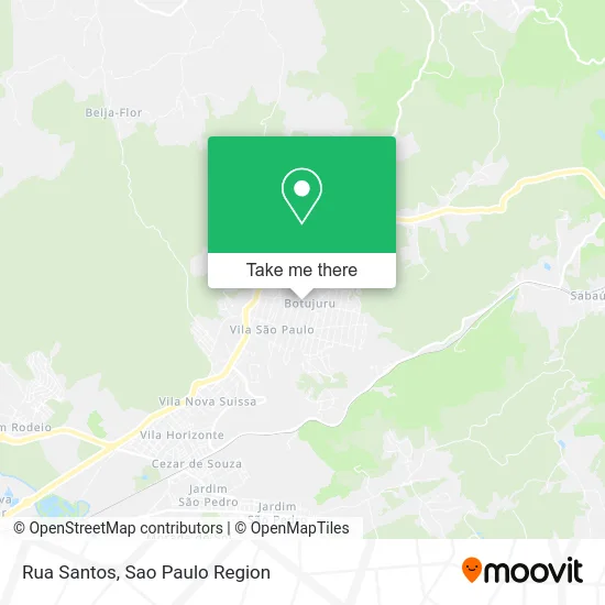 Rua Santos map