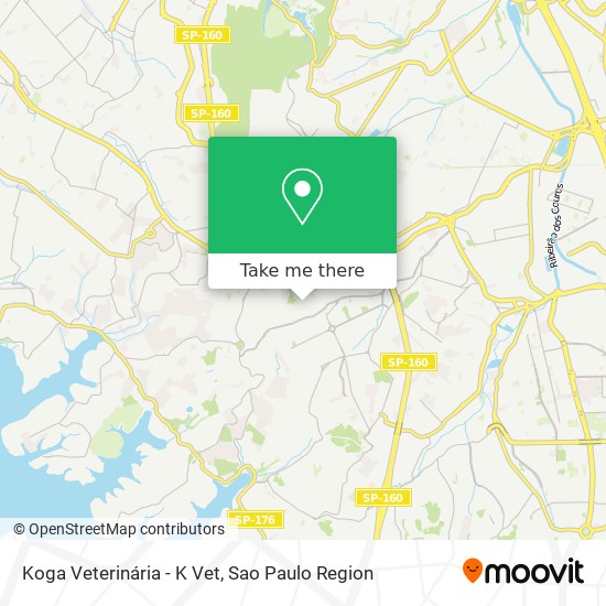 Mapa Koga Veterinária - K Vet