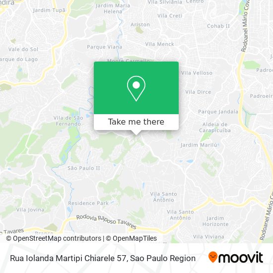 Rua Iolanda Martipi Chiarele 57 map