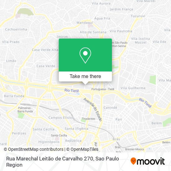 Rua Marechal Leitão de Carvalho 270 map