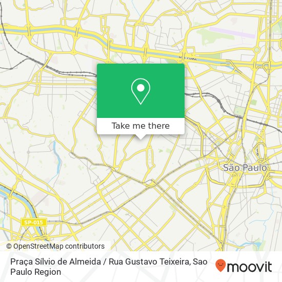 Praça Sílvio de Almeida / Rua Gustavo Teixeira map