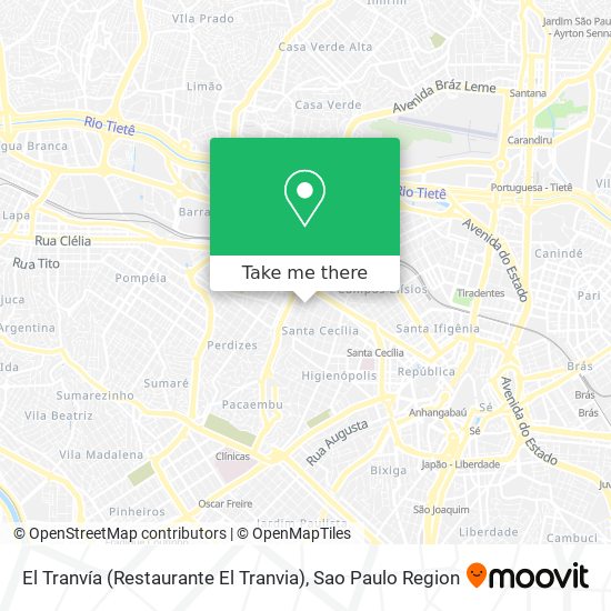 Mapa El Tranvía (Restaurante El Tranvia)